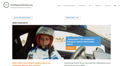 Desktop Screenshot of fiscalsponsordirectory.org